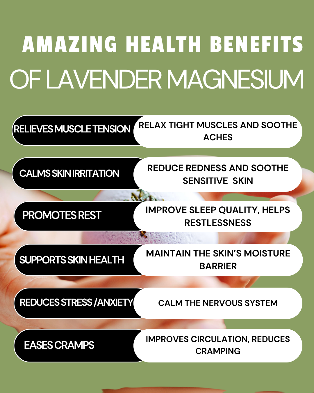 Lavender Magnesium Relief Cream – Relaxation & Muscle Ease - Blakely Bath & Co