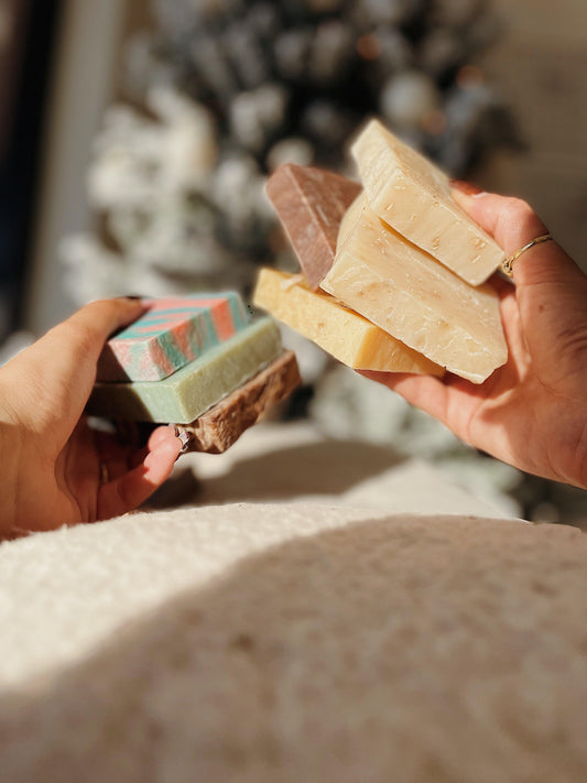 Natural Face and Body Soap Bar - Blakely Bath 