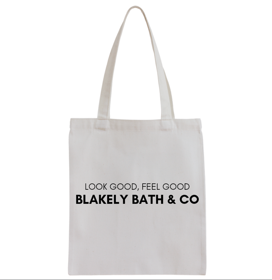 Cotton Canvas Tote Bag -  Blakely Bath & Co 