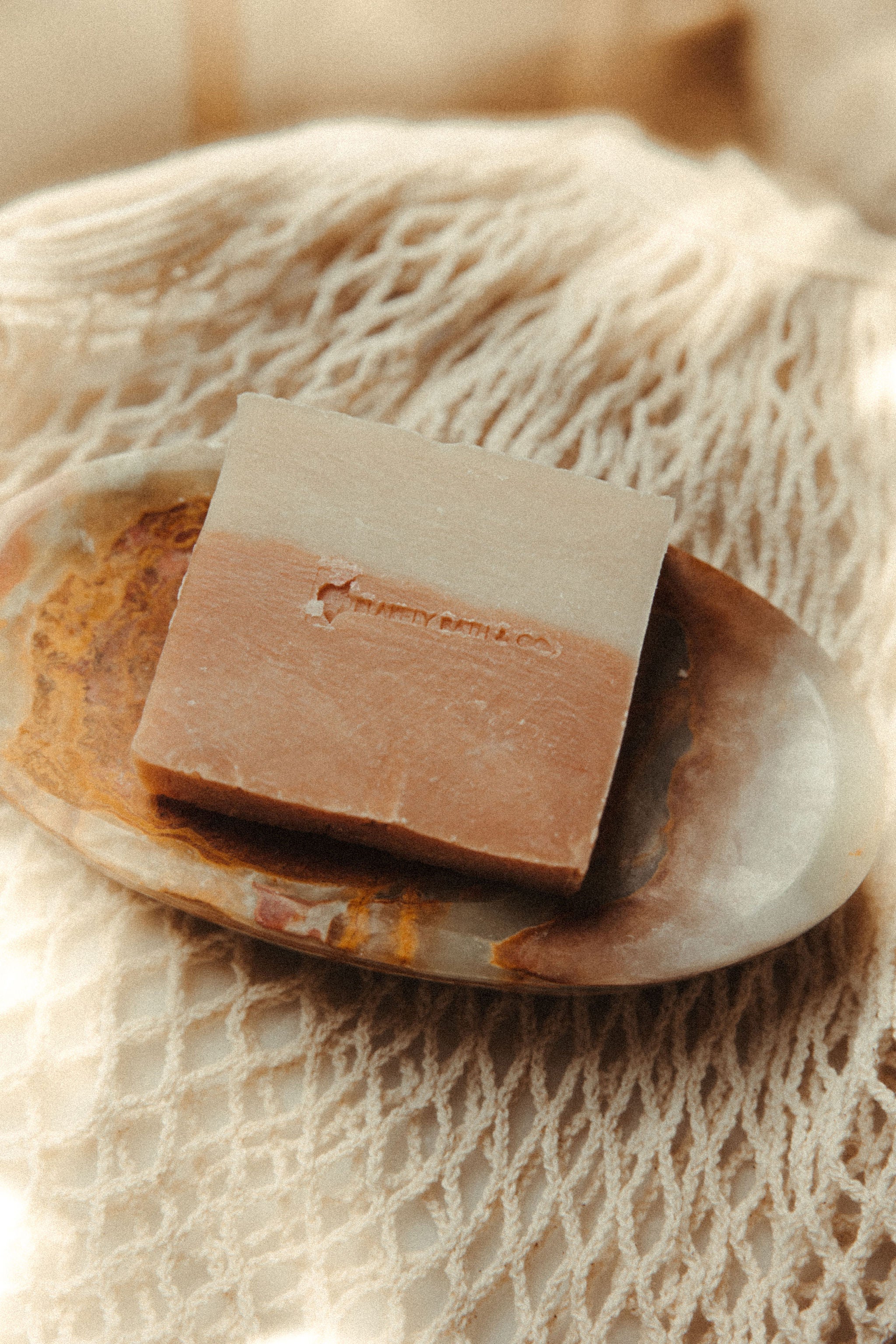 Cherry Almond soap bar for nourishing and moisturizing skin, infused with sweet cherry and almond oils for a soothing, aromatic cleanse by Blakely Bath & Co