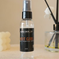 Hot Girl Multipurpose Spray by Blakely Bath & Co – a luxurious body, hair, and linen spray with a sultry blend of salted caramel, vanilla, sandalwood, and pistachio for a long-lasting, irresistible scent - Blakely Bath & Co