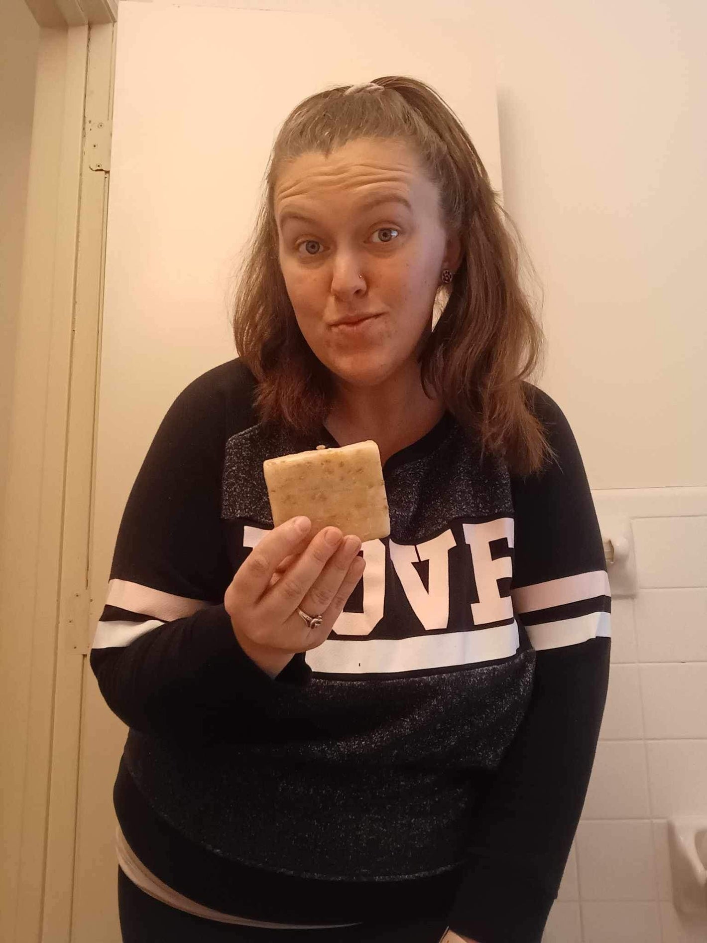 Women holding a Natural Bar Soap