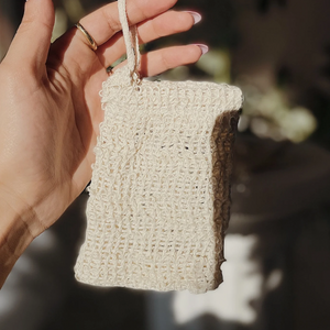 Soap Exfoliant Sack by Blakely Bath & Co, designed to create a rich lather while gently exfoliating and revitalizing the skin for a smoother, polished feel