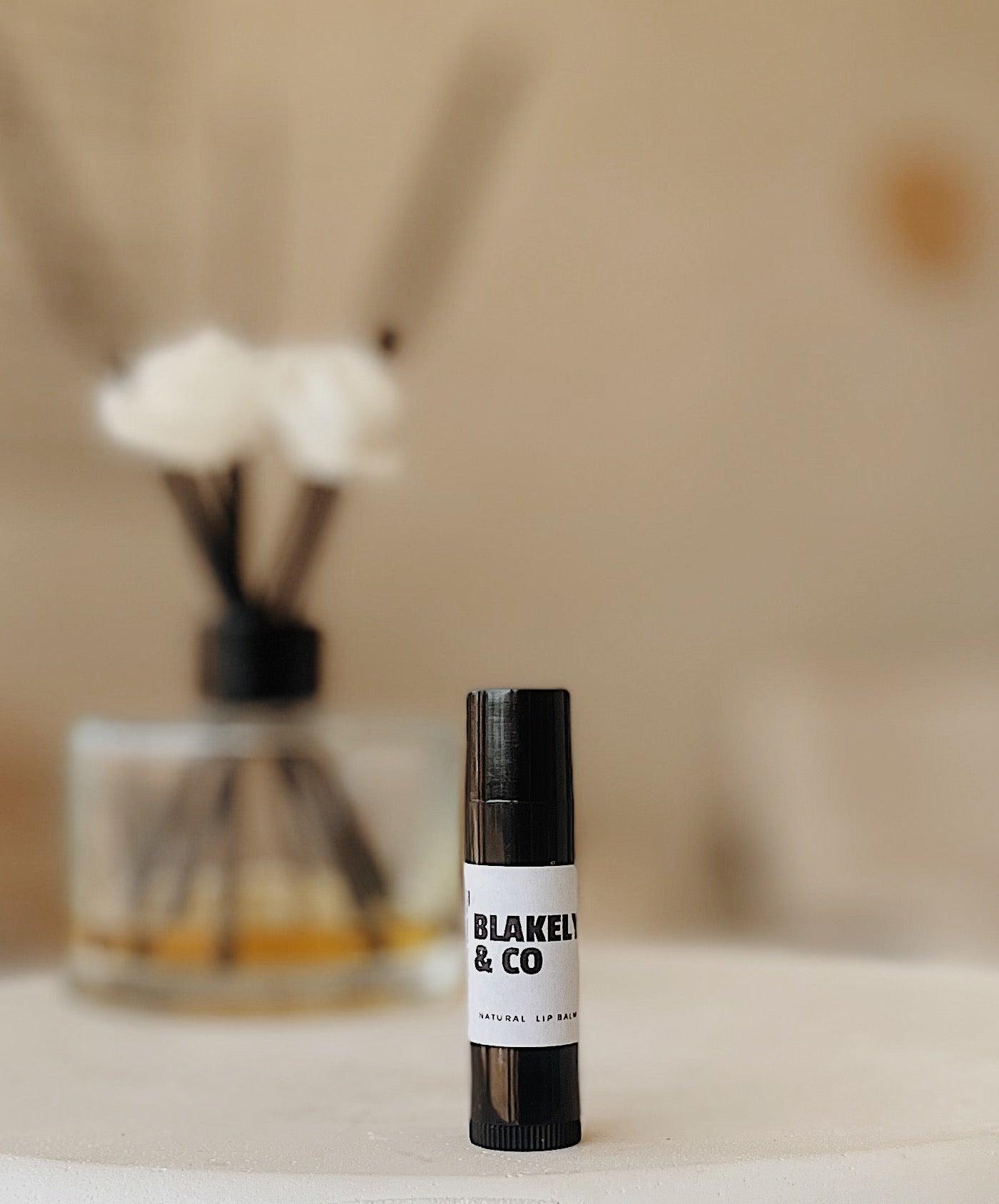 Blakely Bath & Co Vanilla Mint Lip Balm, a refreshing blend of natural ingredients to hydrate and soothe dry lips, leaving them soft, smooth, and kissed with a subtle minty-vanilla scent