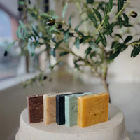 Blakely Bath & Co best-selling natural soap bars, featuring organic ingredients, with a free mini soap sample to experience the luxurious, skin-loving benefits of our handcrafted soaps
