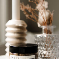 Blakely Bath & Co Coffee Anti-Aging Scrub for face and body, a rejuvenating exfoliating scrub that helps smooth and firm skin, reduce the appearance of fine lines and wrinkles, with the invigorating benefits of coffee grounds