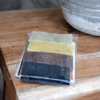 Packaged sample of 4 best selling mini soaps by Blakely Bath and Co 