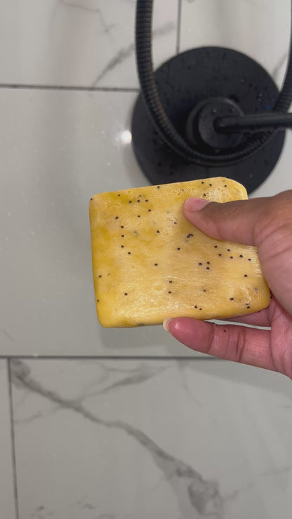 Pomegranate Pear Exfoliating Soap Bar - Blakely Bath & Co  Best Soap Bar for shaving and waxing to reduce ingrown hairs