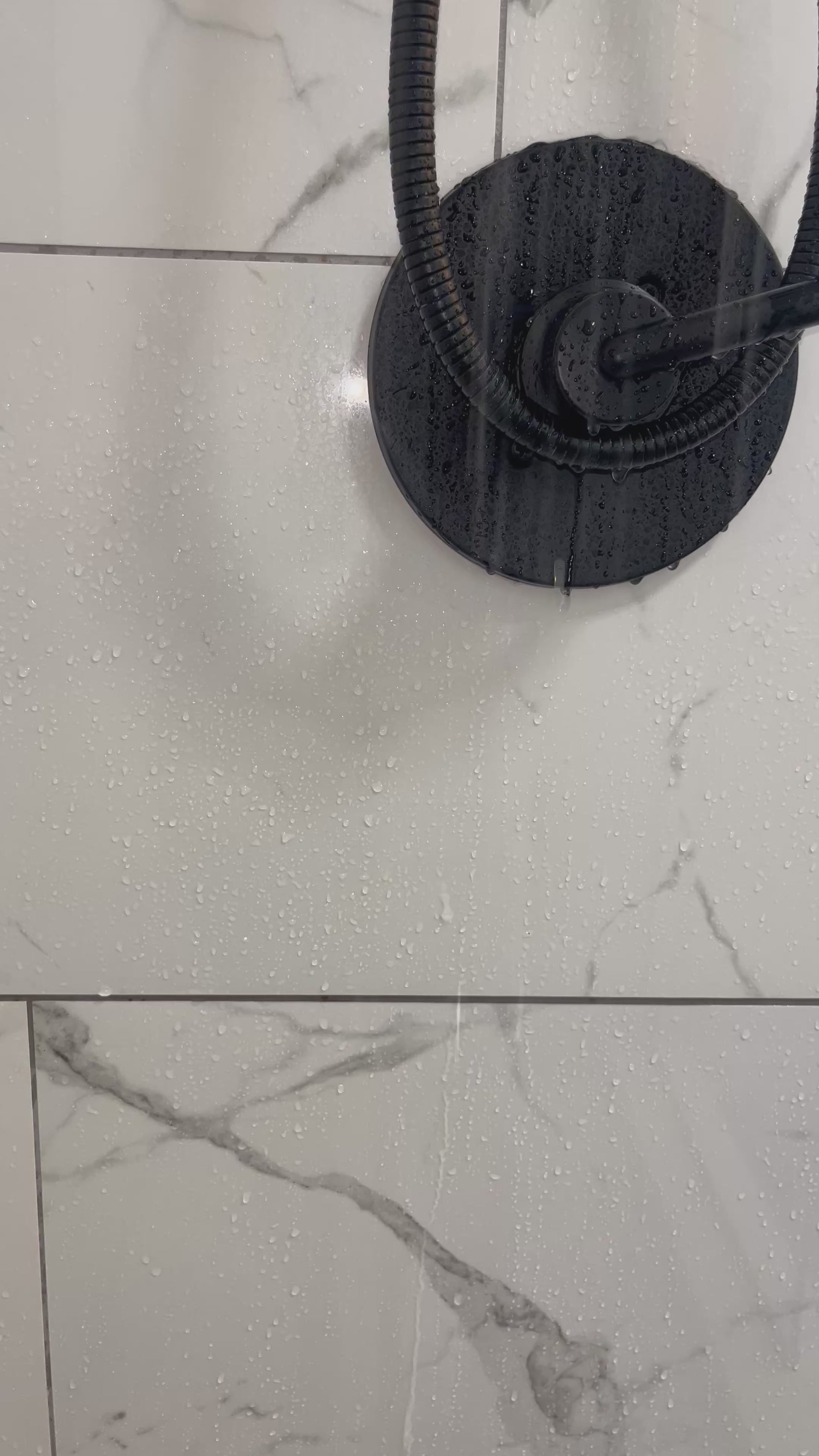 Sade Campbell, owner of Blakely Bath & Co, showcasing Feminine Foam Wash in the shower, demonstrating the gentle, pH-balanced formula as it creates a luxurious foam for a refreshing, natural cleanse