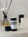 Vanilla-scented aluminum deodorant by Blakely Bath & Co, offering a natural, long-lasting fragrance while keeping you fresh and confident throughout the day